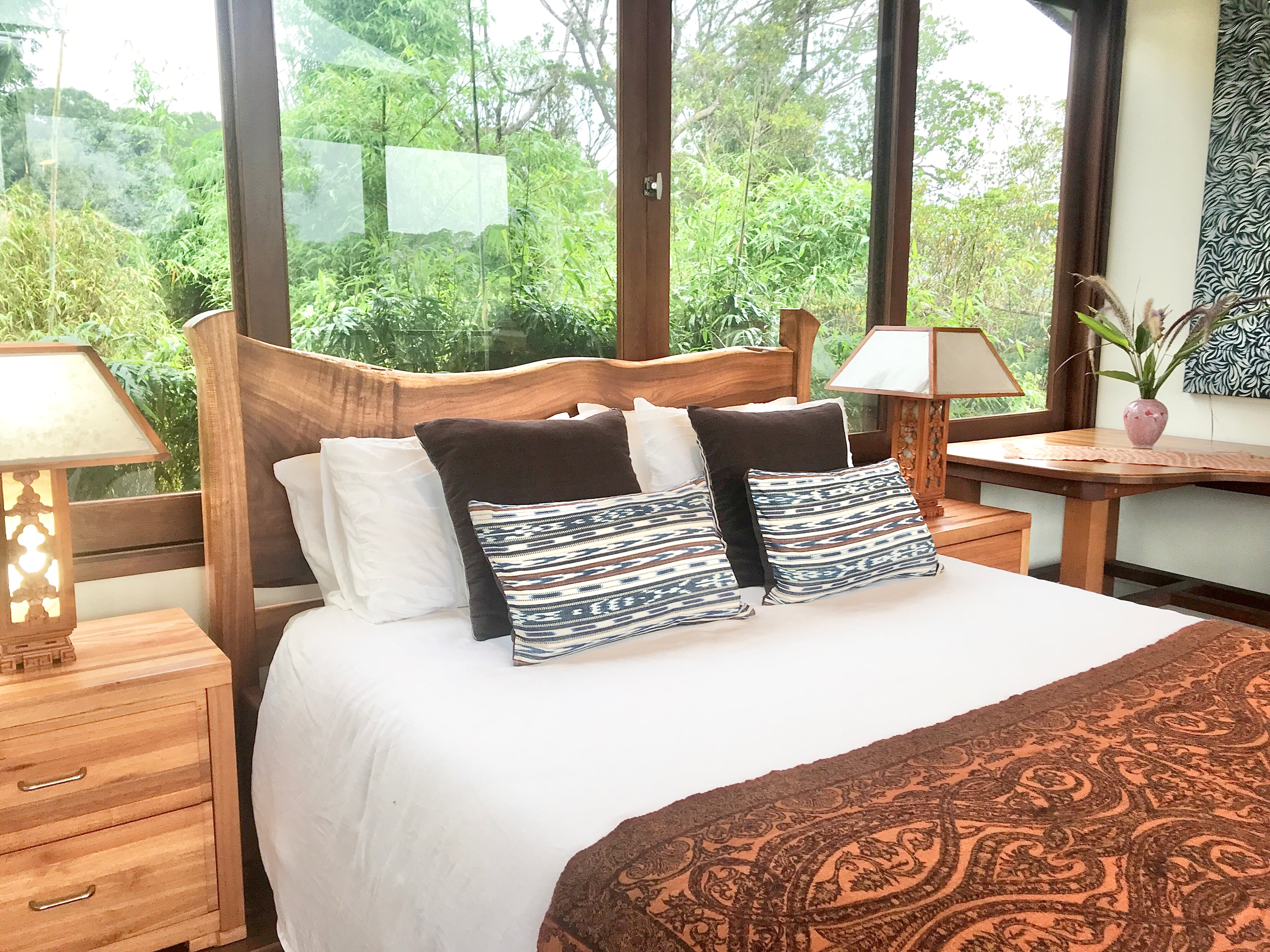 Handwoven Guatemala ikat pillow