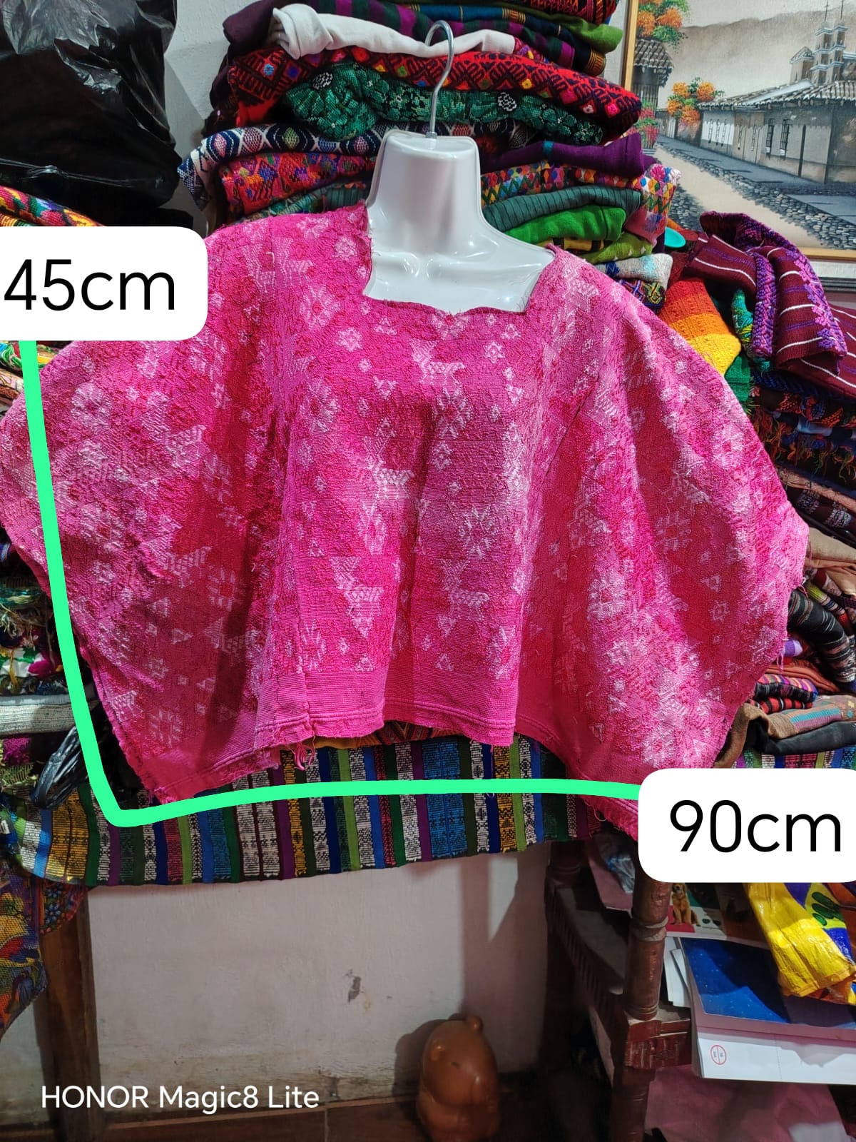 Hot Pink Coban Huipil #6-195
