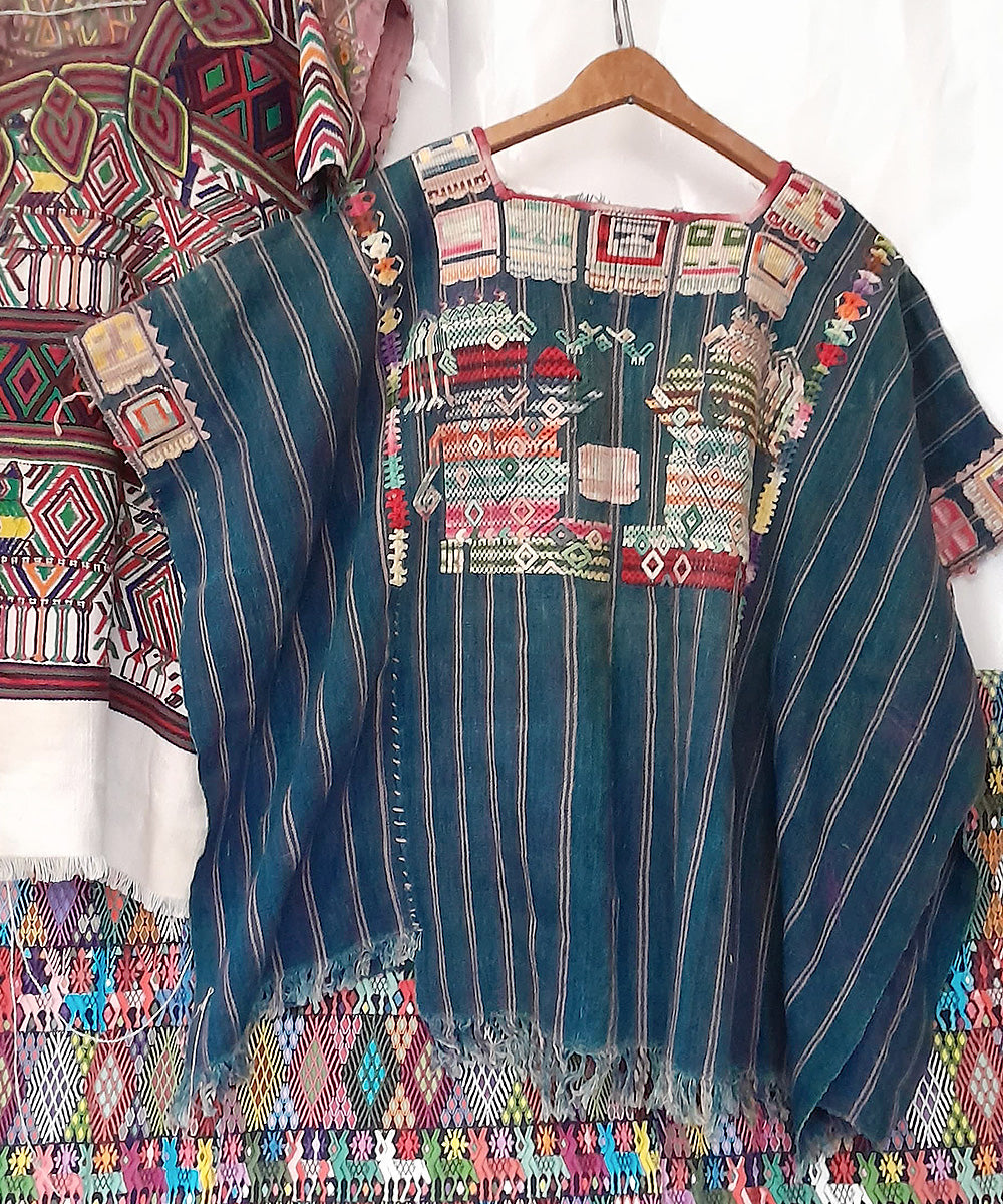 Vintage Guatemalan huipil textile
