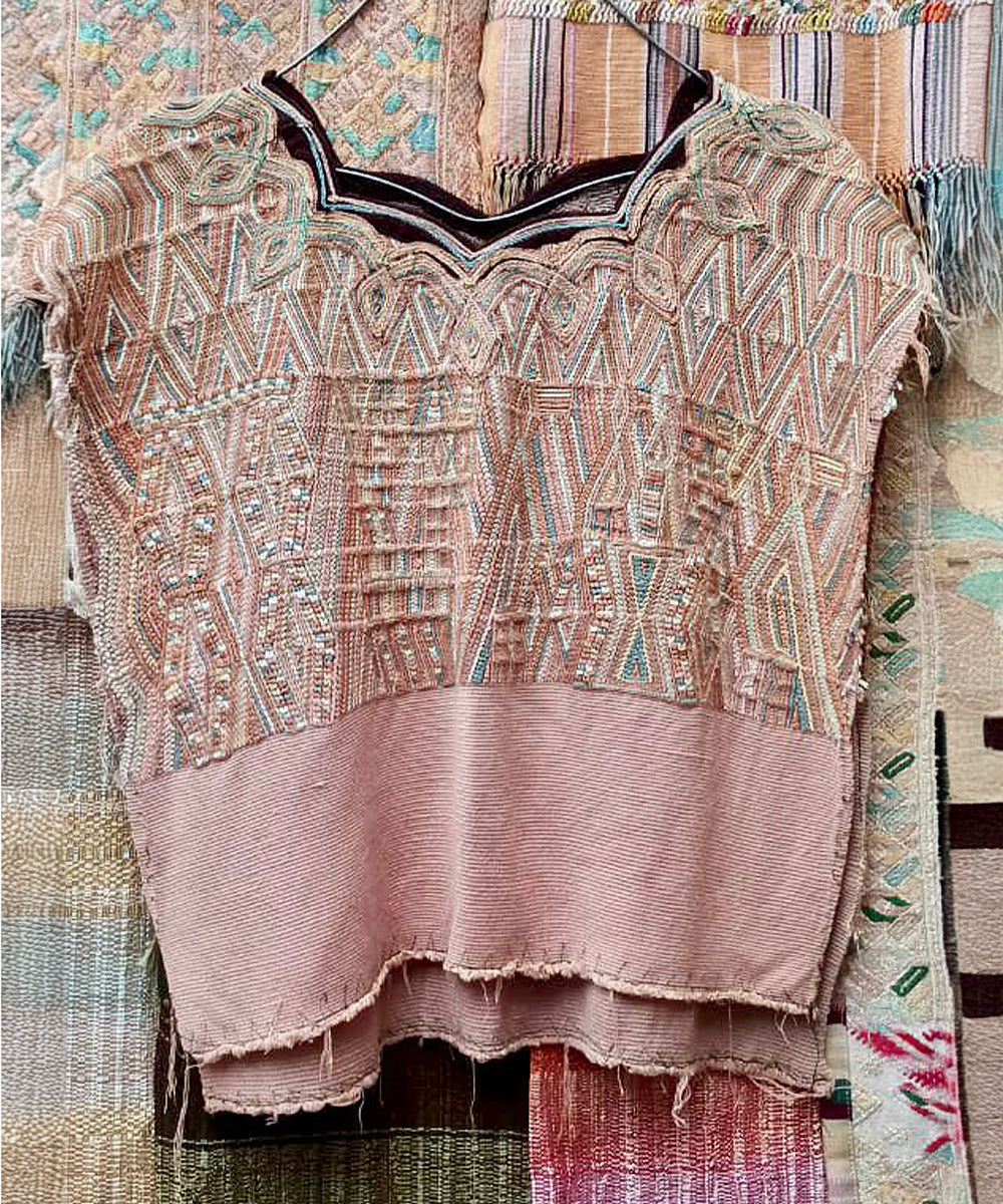 Vintage Guatemalan huipil textile