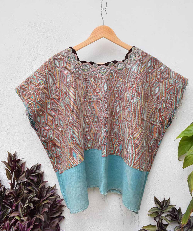 Vintage Guatemalan huipil textile