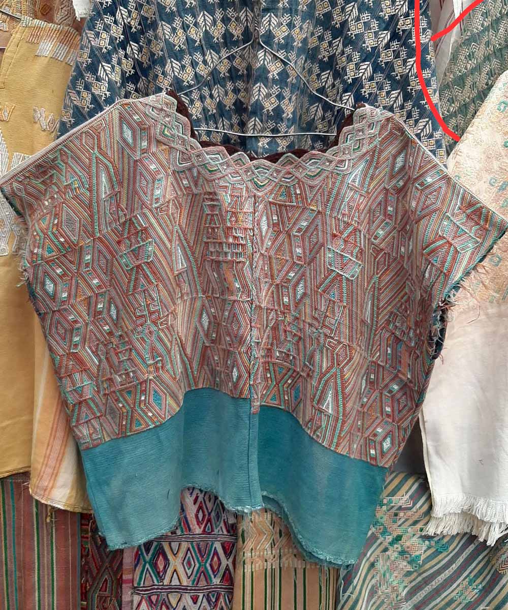 Vintage Guatemalan huipil textile