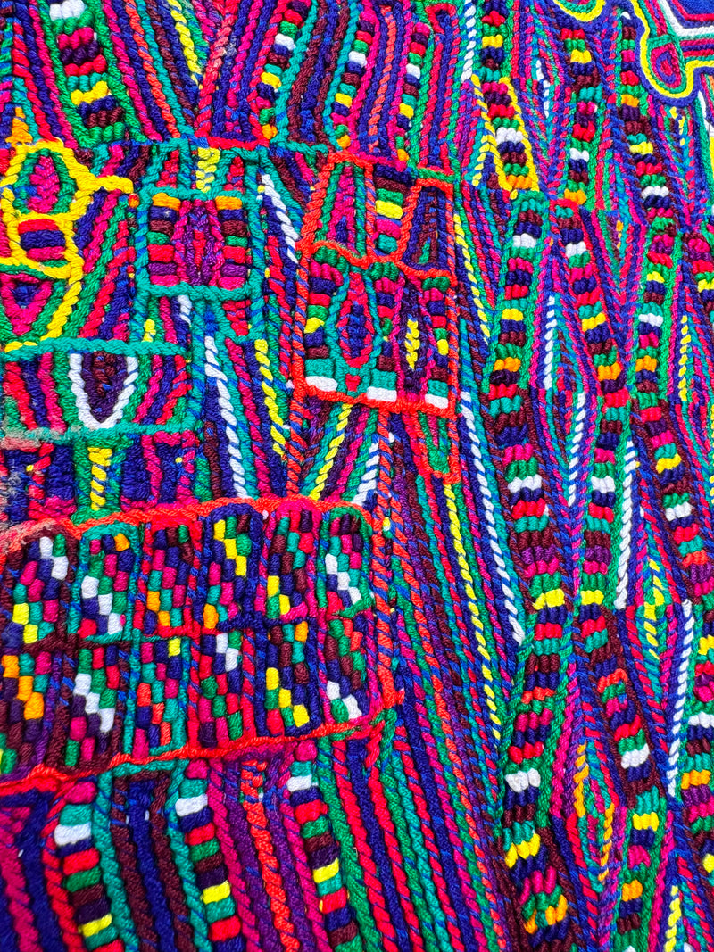 Blue And Pink Nebaj Huipil #7-388