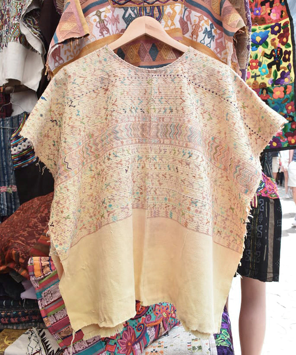 Vintage Guatemalan huipil textile