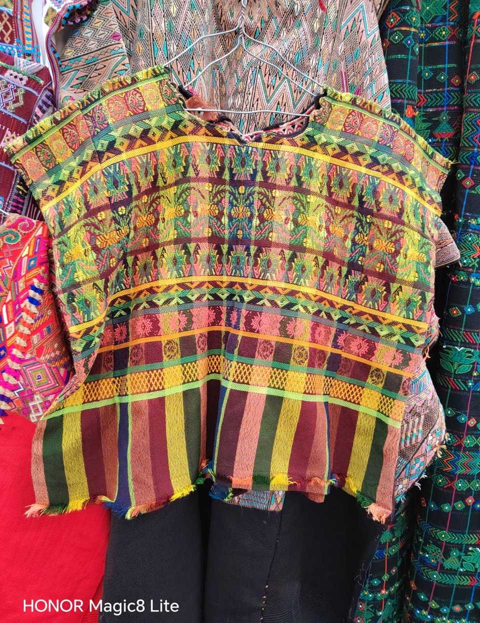 Warm toned Comalapa huipil #5-409