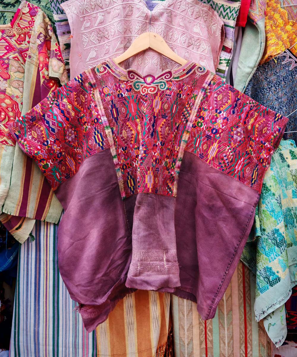 Chichi huipil in Mulberry