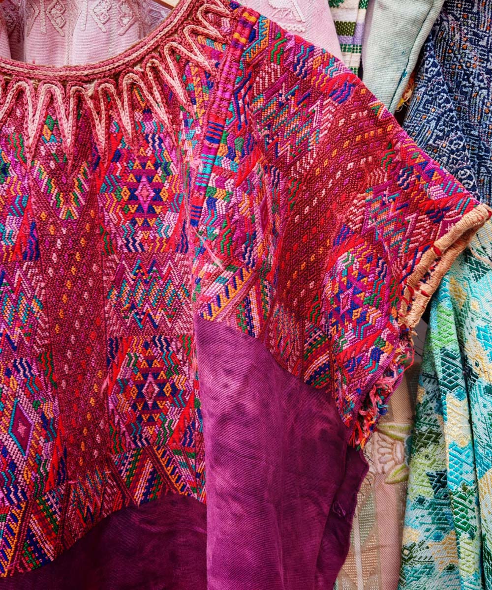 Chichi huipil in plum