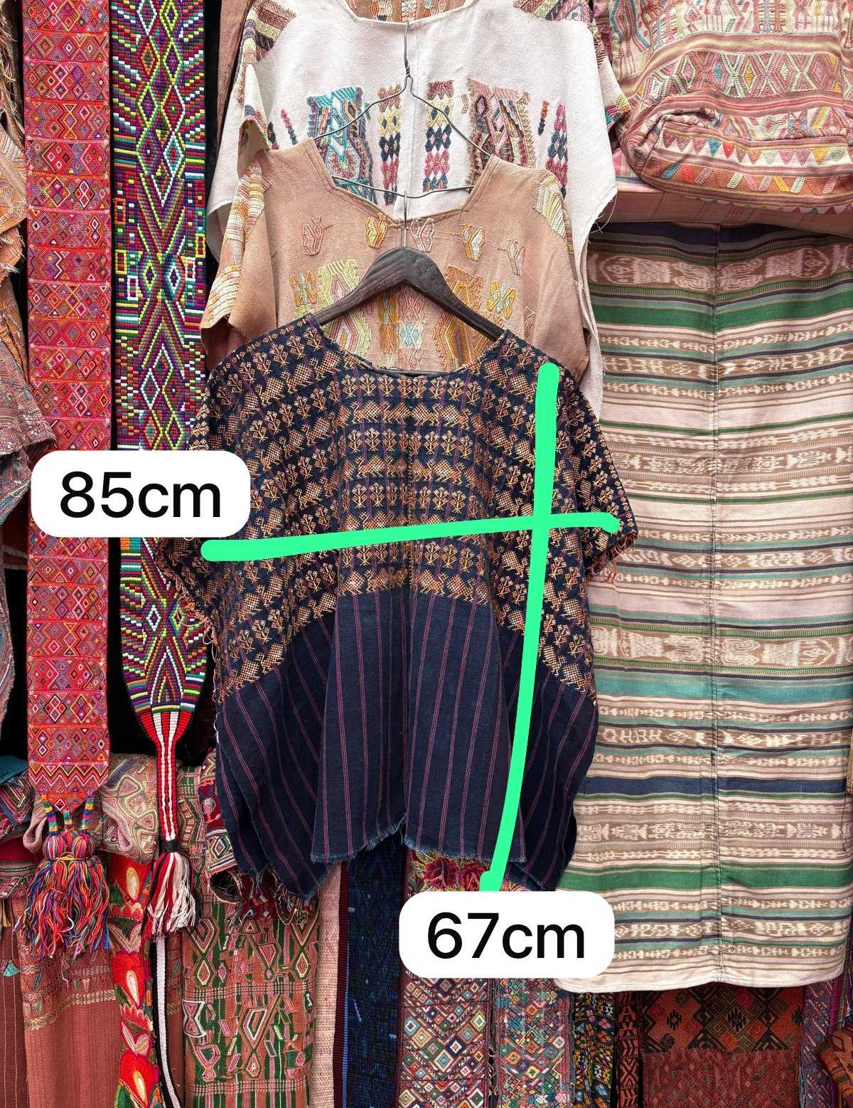 Dark indigo Nahuala huipil #2-99