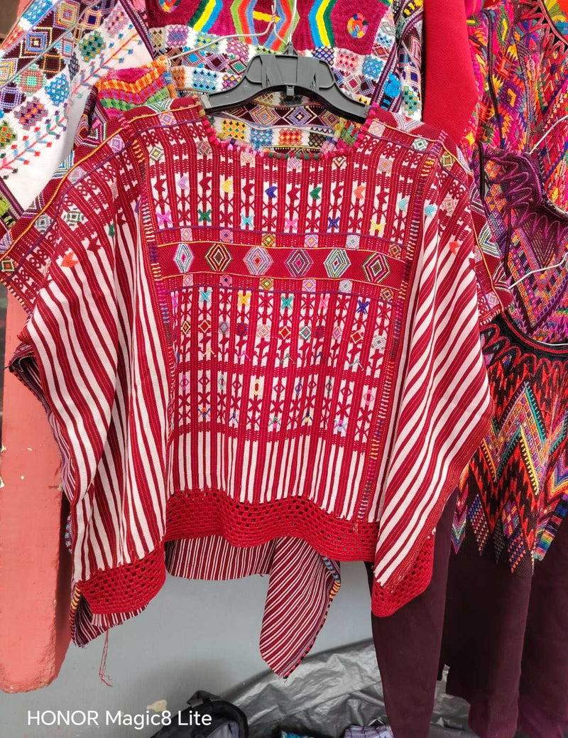 Red Colotenango Huipil #6-212