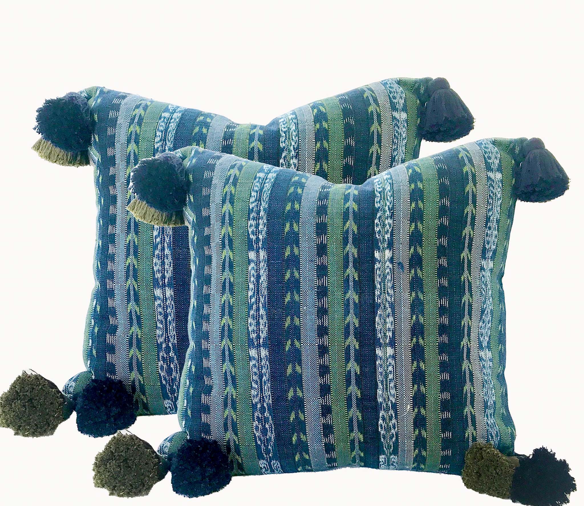 A pair of Guatemalan Corte Pillows - Almolonga I