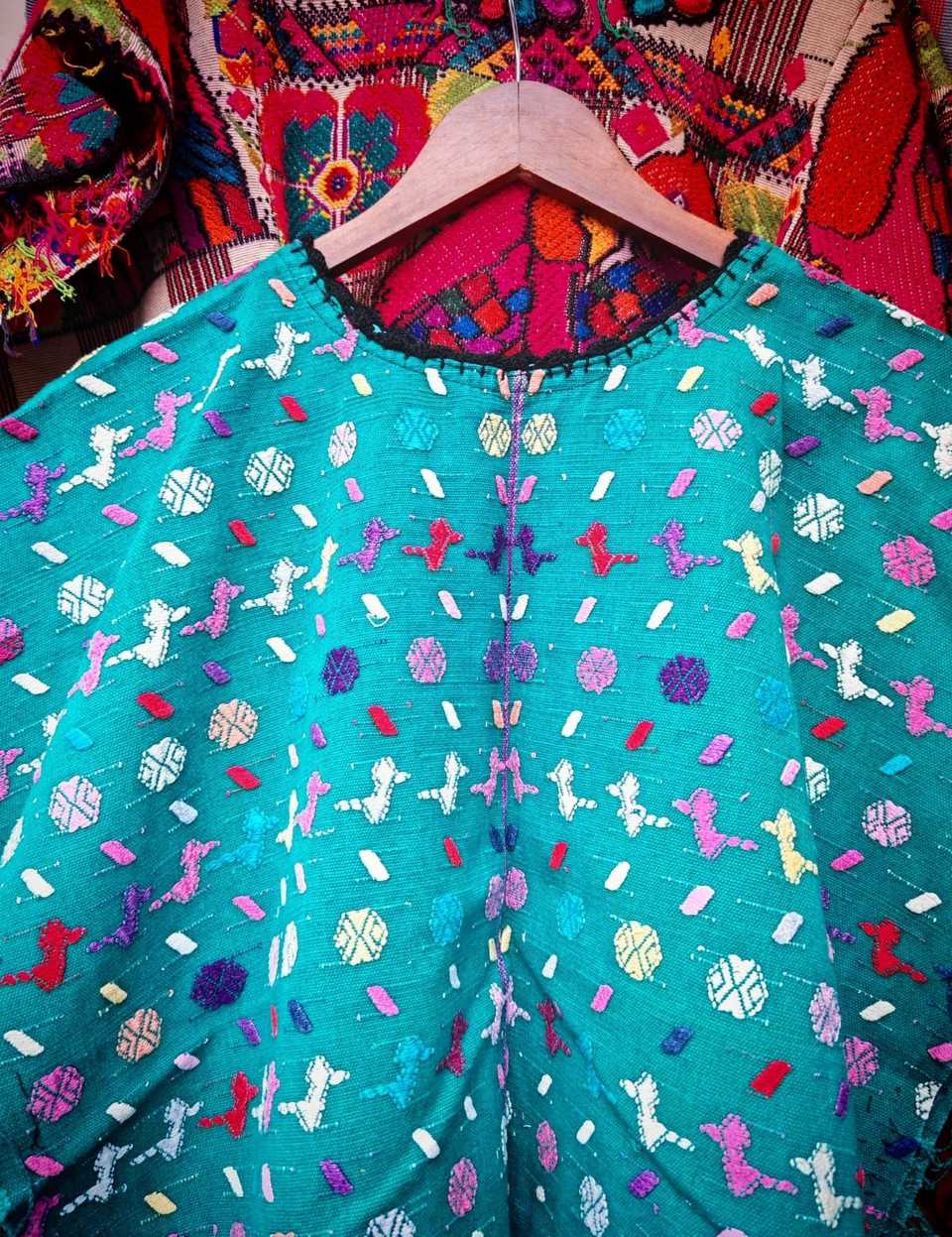Turquoise San Lucas huipil #5-9