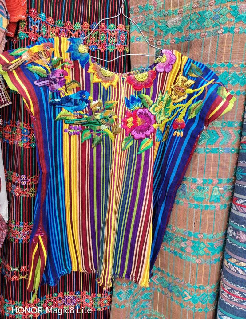 Rainbow Santiago huipil #5-118