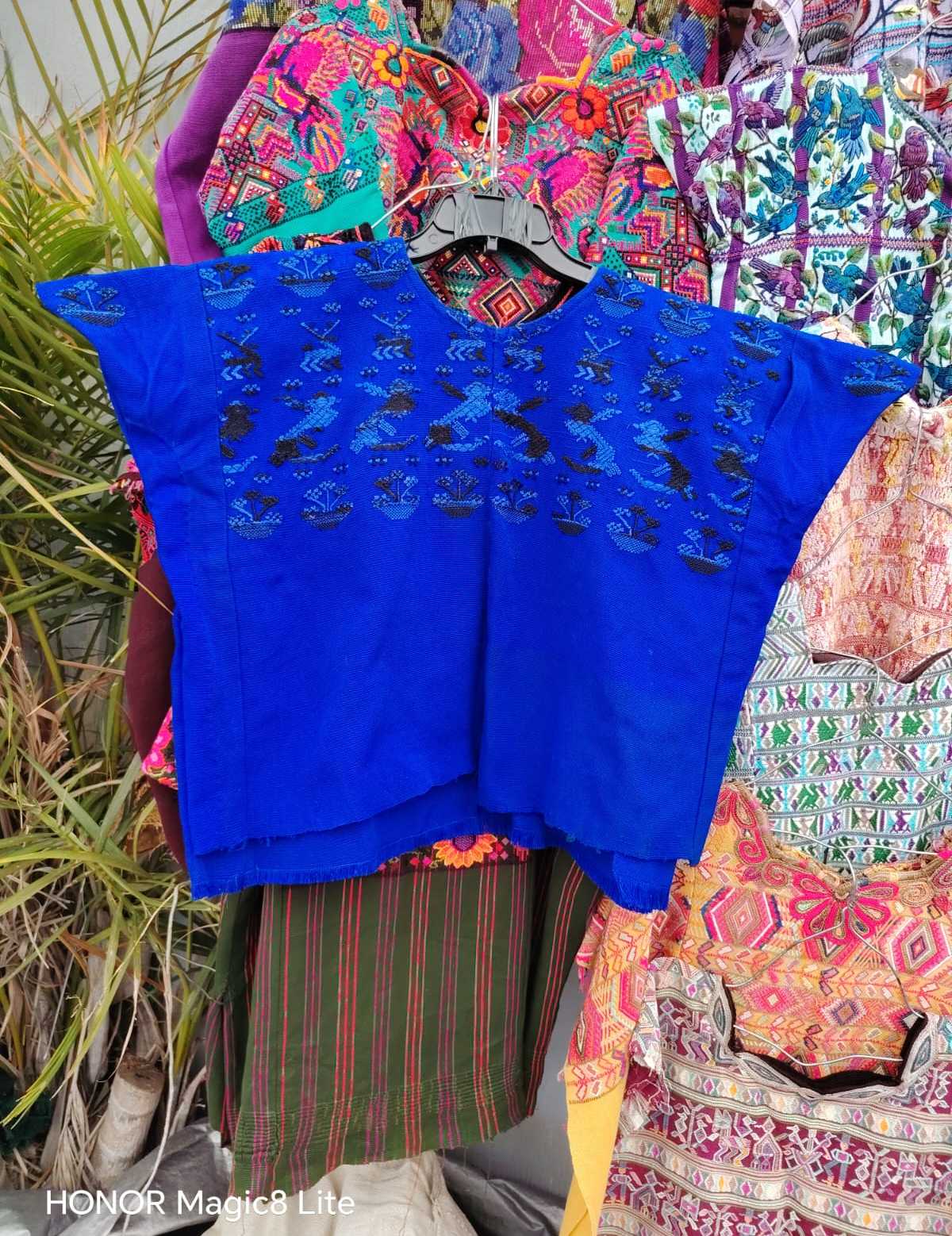 Flash dance blue San Lucas Toliman huipil #4-211