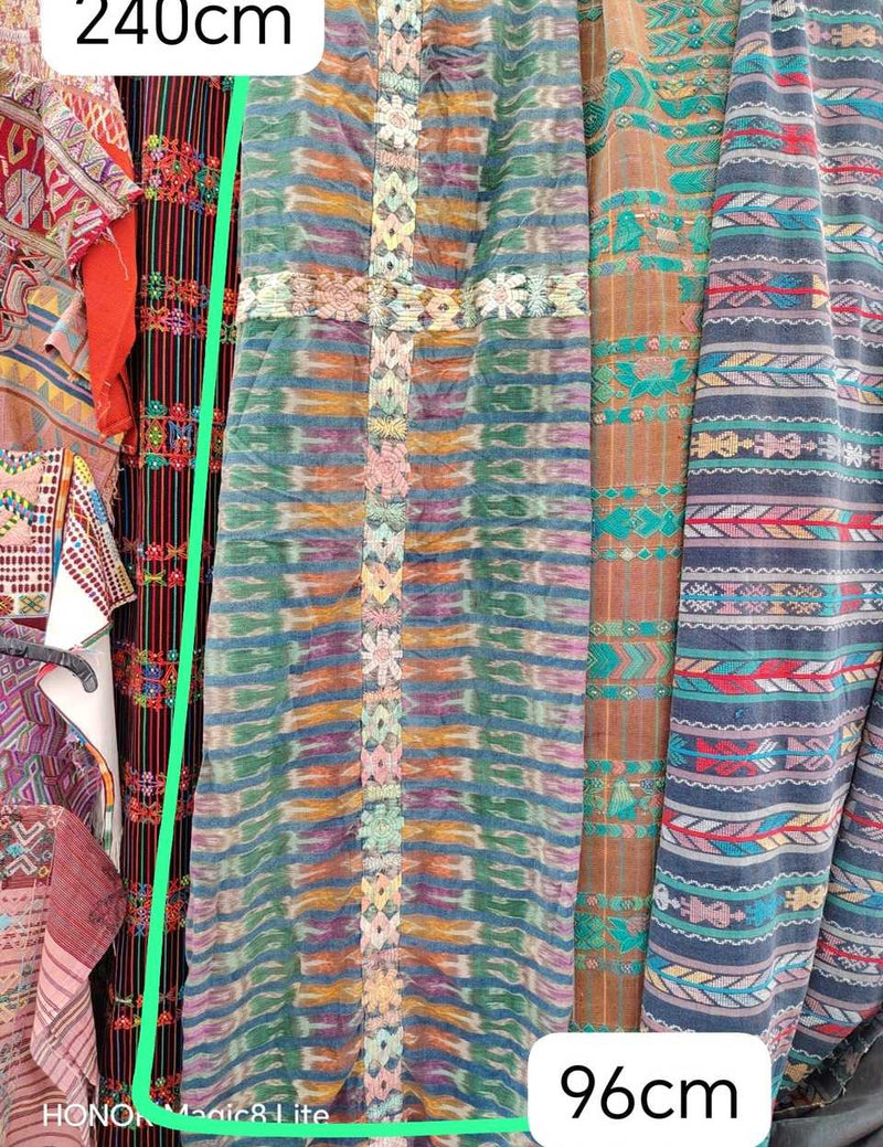 (Reserved for Sarah) Pink and green Chichicastenango corte #5-106