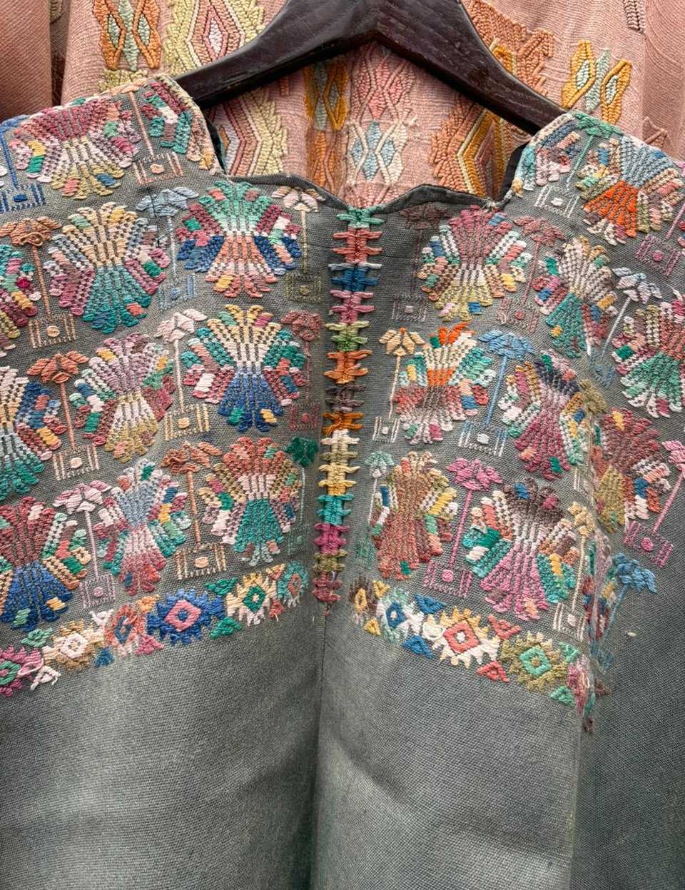 Grey Nahuala huipil #2-103