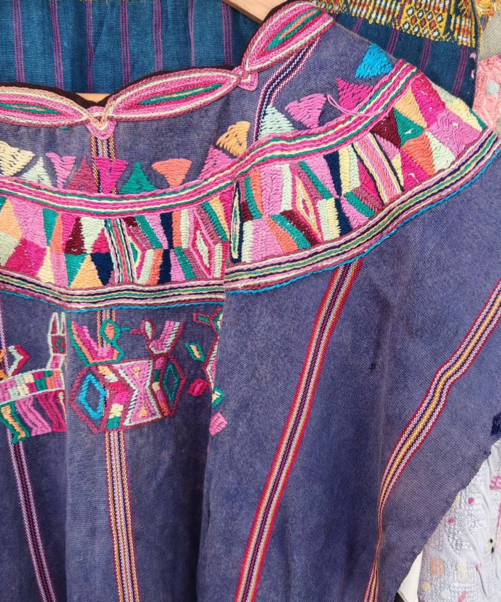 Embroidered Guatemalan huipil | Vintage textile