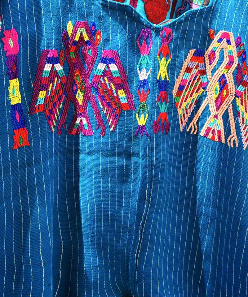 Embroidered Vintage Guatemalan huipil