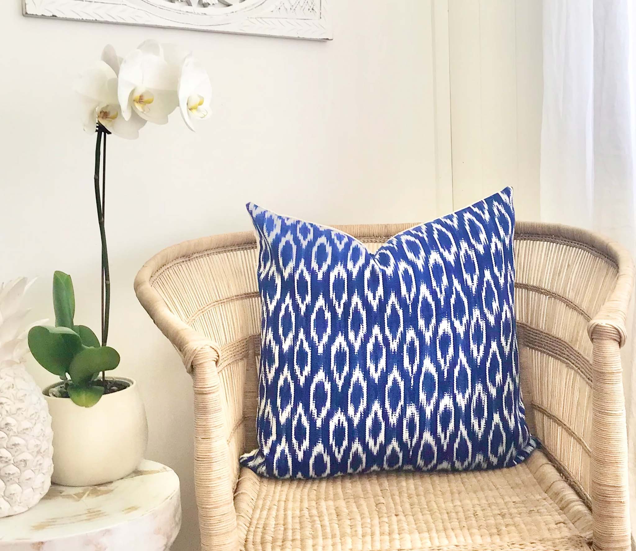 Guatemalan Huipil Textile Pillows, vintage, hand embroidered bohemian cushions