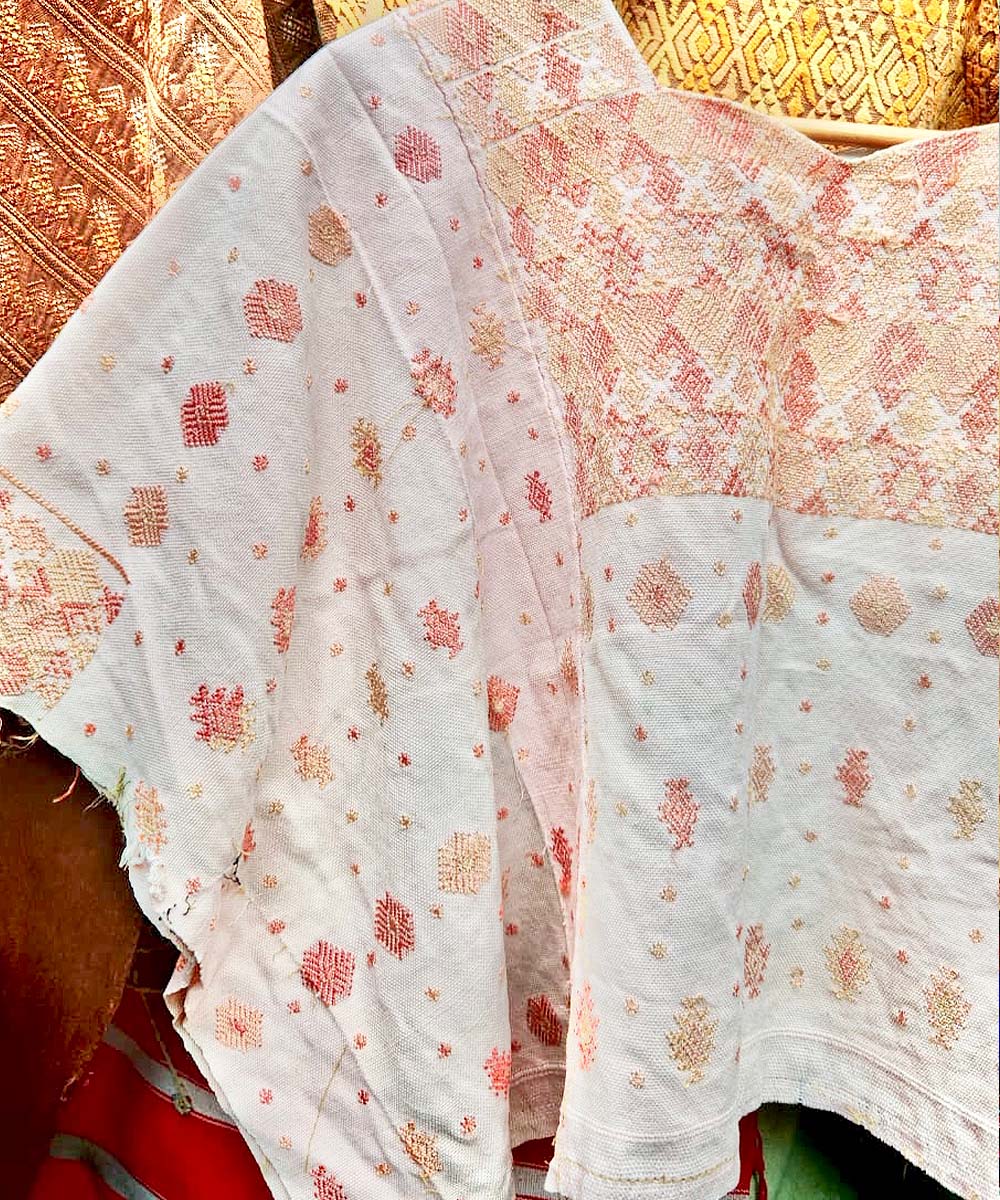 Blush pink Coban huipil