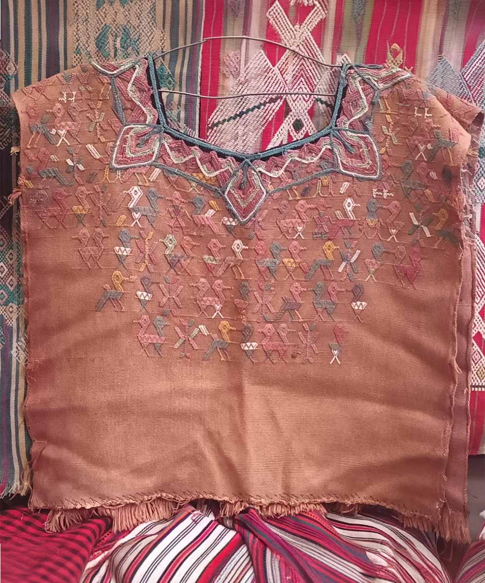 Vintage Guatemalan huipil textile