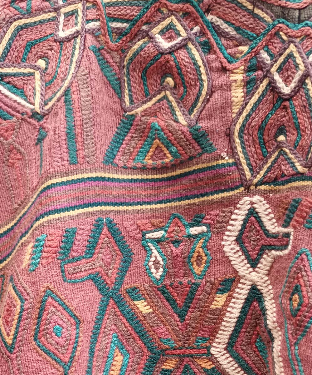 Embroidered Vintage Guatemalan huipil textile