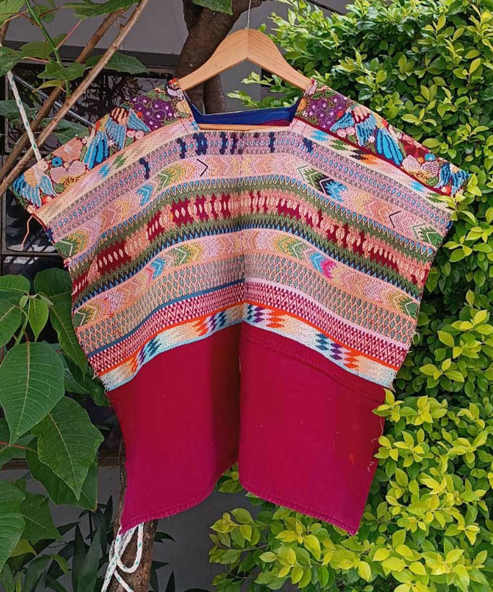 Vintage Guatemalan huipil textile