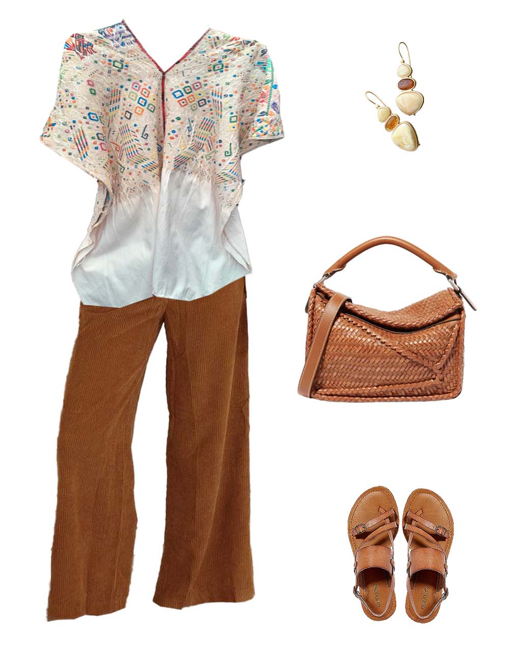 Embroidered Vintage Guatemalan huipil textile