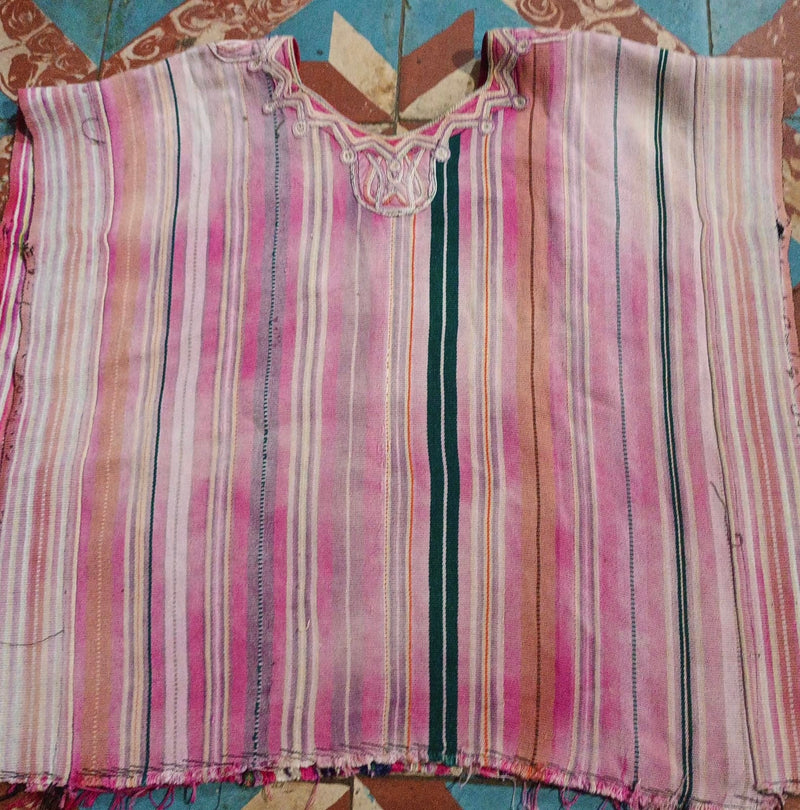 Pink Nebaj with stripes