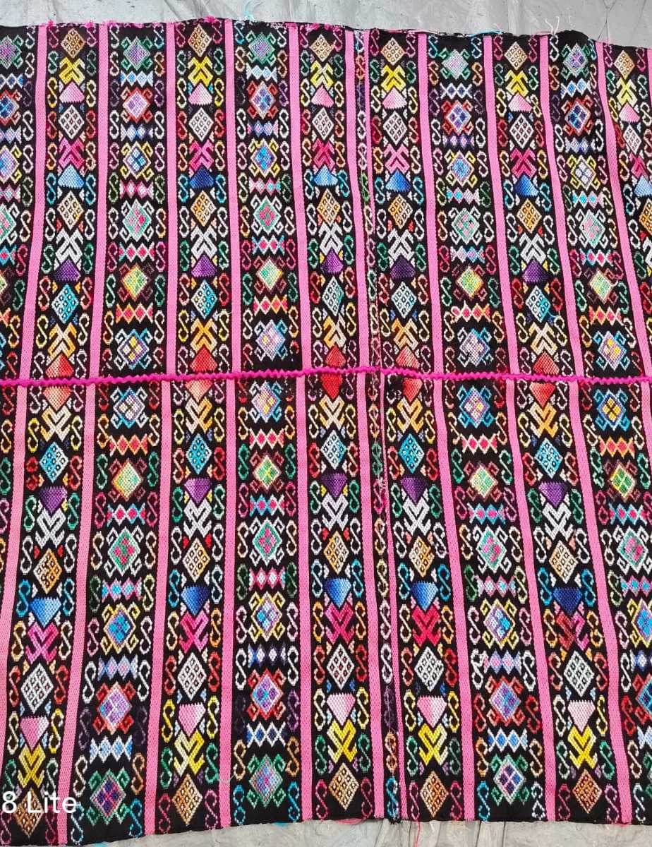 Pink striped Zunil corte #5-223
