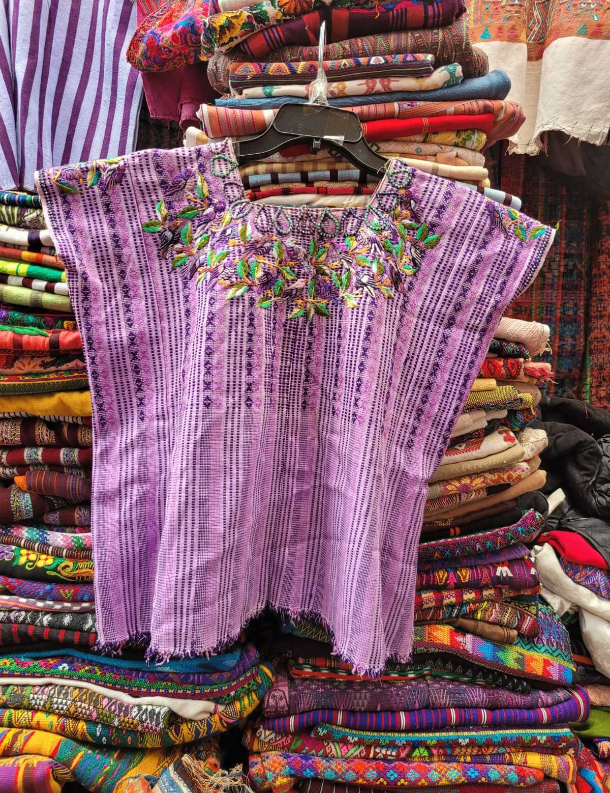 Lilac Santiago huipil #3-31