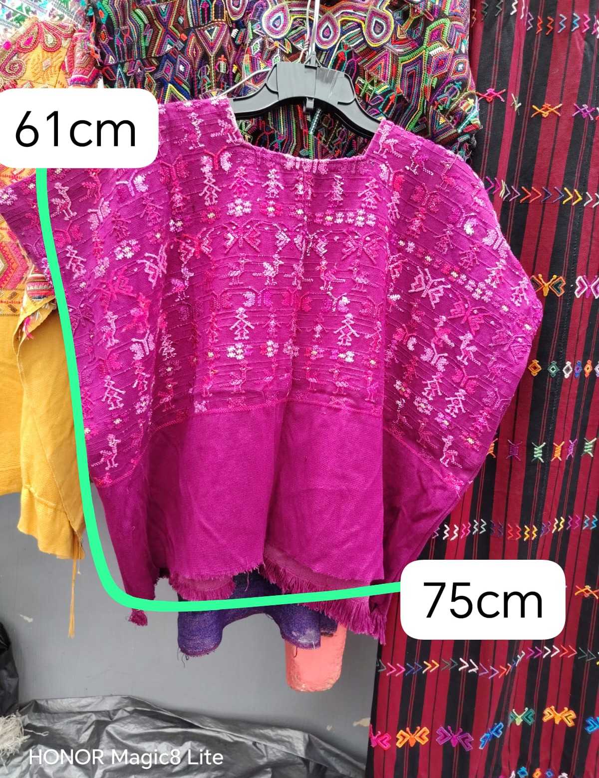 Fuchsia San Lucas Toliman huipil #4-228