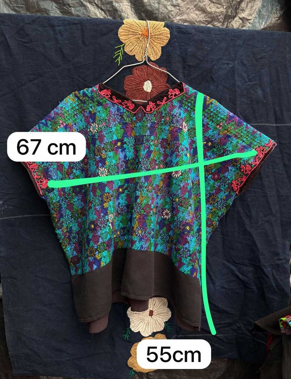 Deep sea Coban huipil #5-266