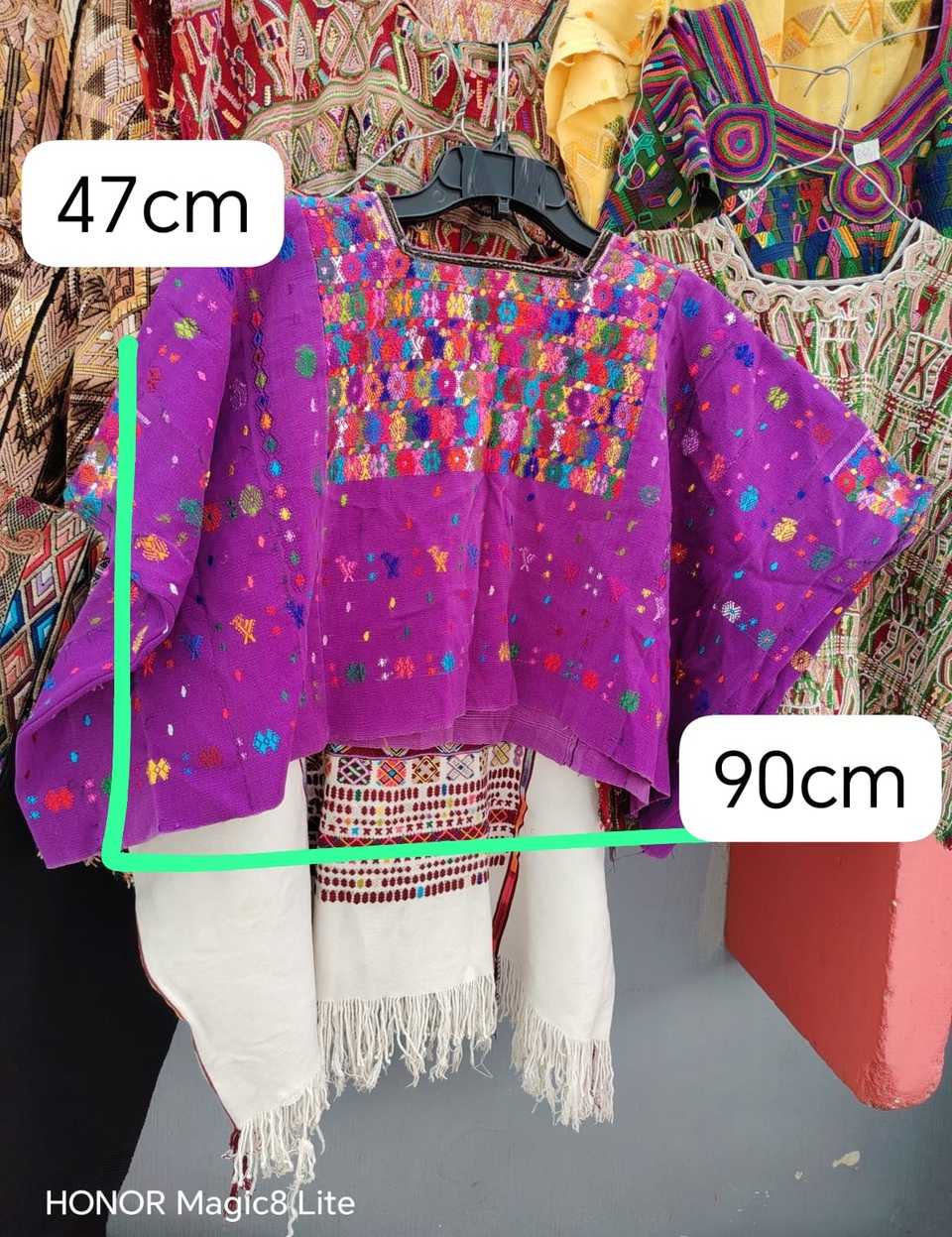 Purple Coban huipil #5-63