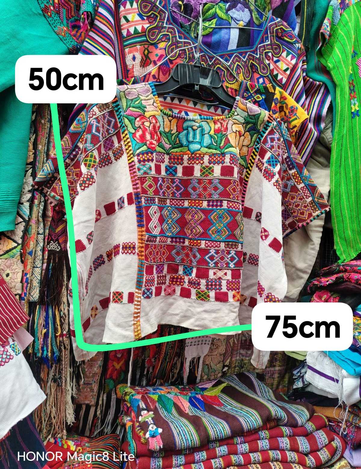 Ceremonial floral Colotenango huipil #4-122