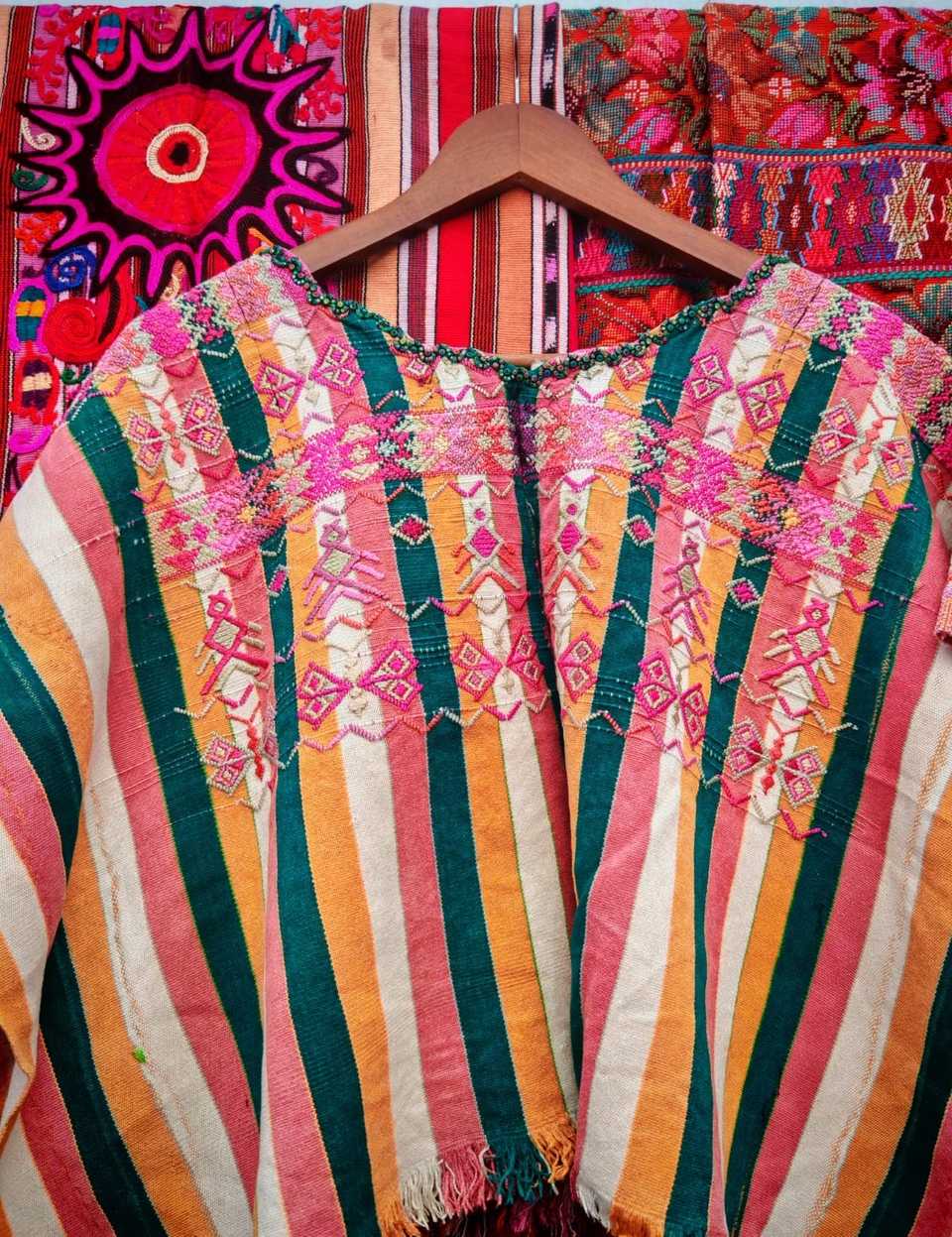 Candy stripes San Lucas Toliman huipil #5-22