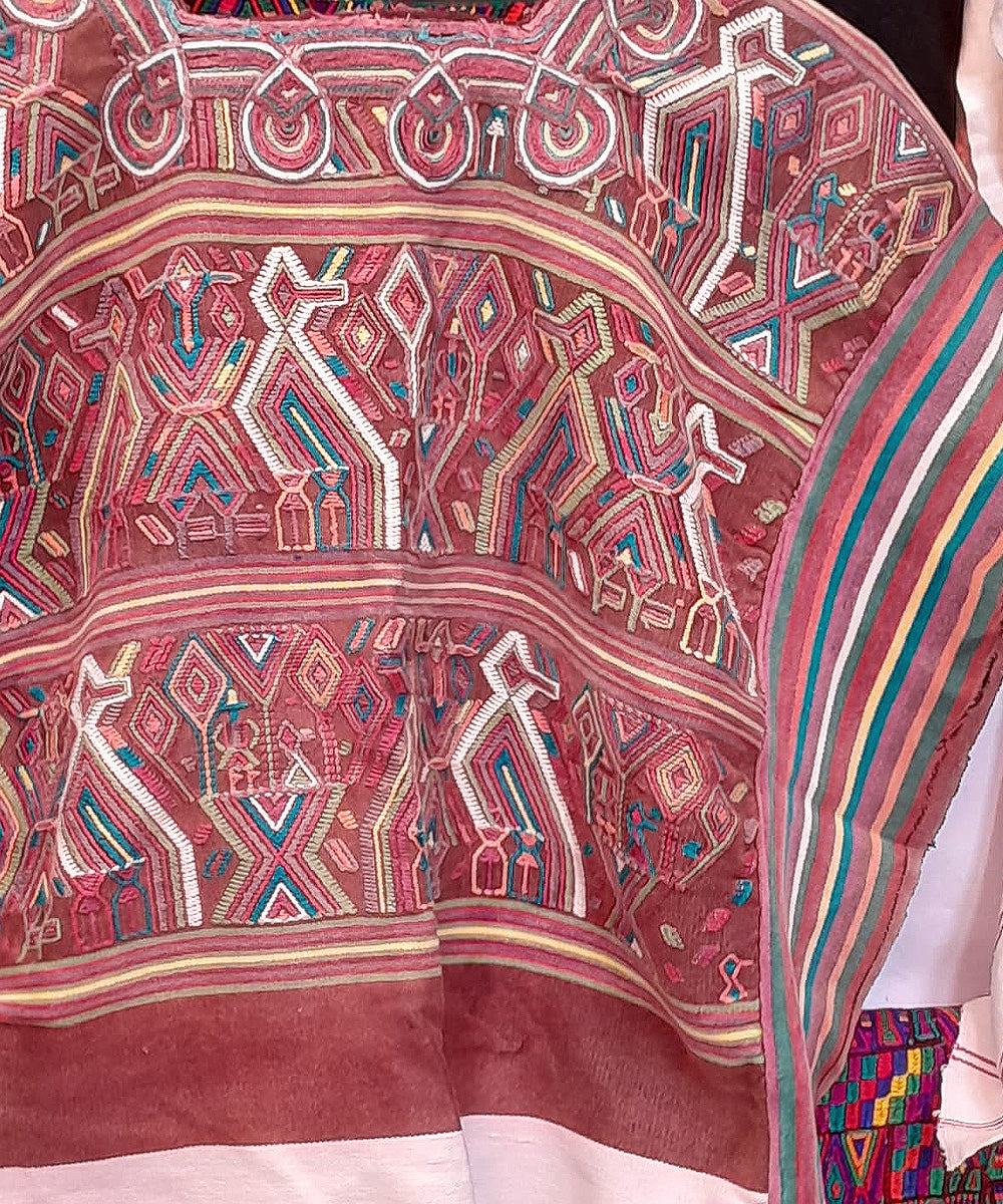 Vintage Guatemalan huipil textile