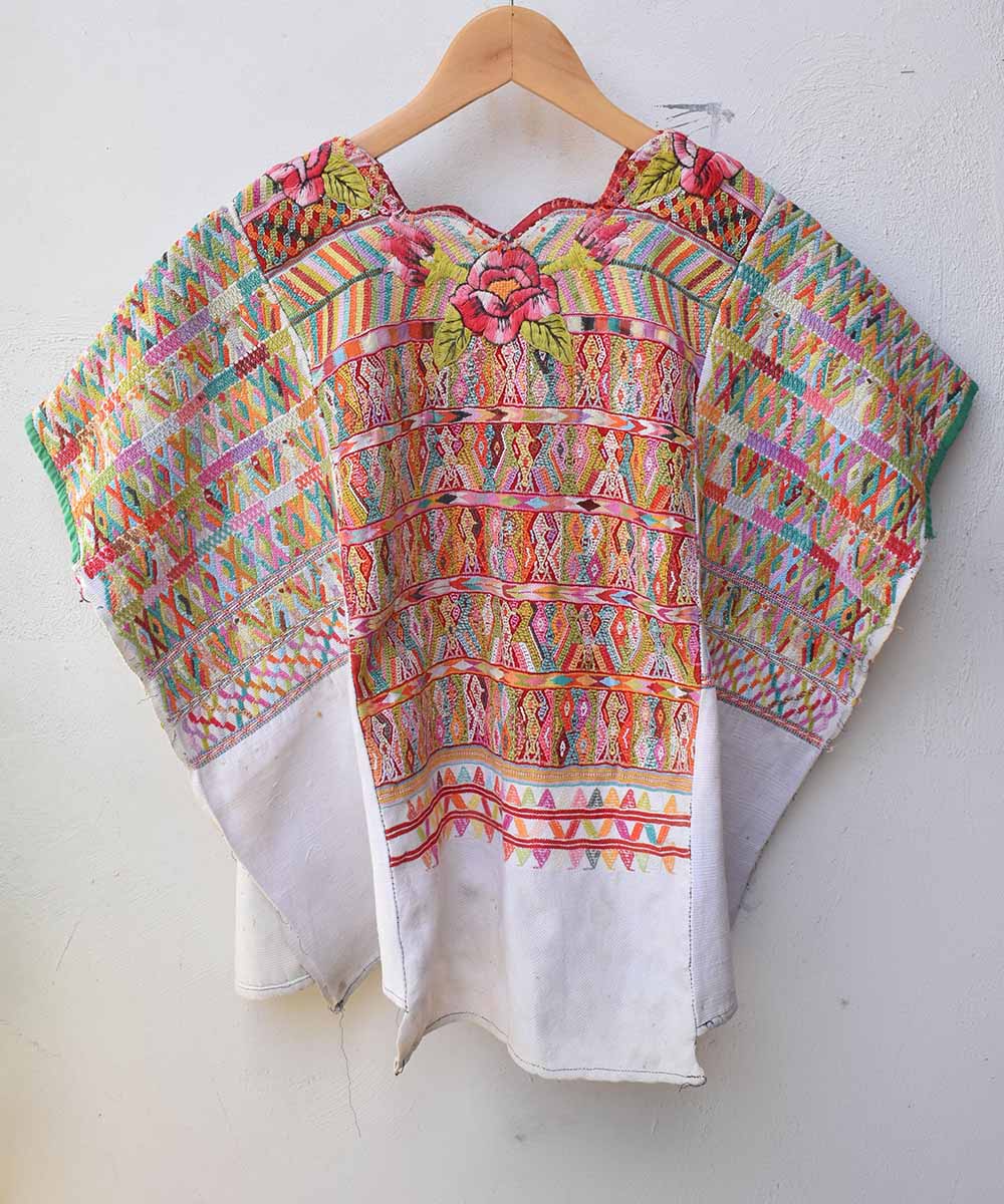 Vintage Guatemalan huipil textile