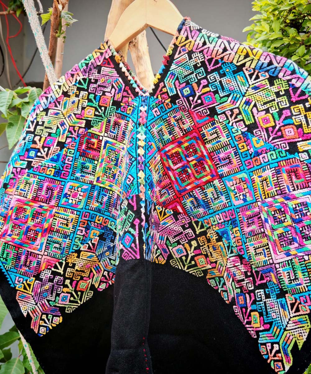 Embroidered Vintage Guatemalan huipil