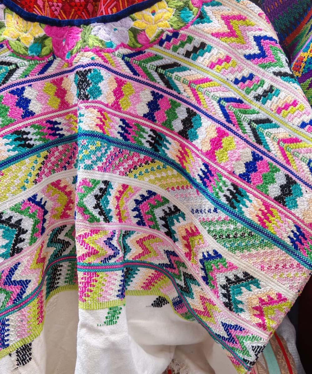 Embroidered Guatemalan huipil | Vintage textile