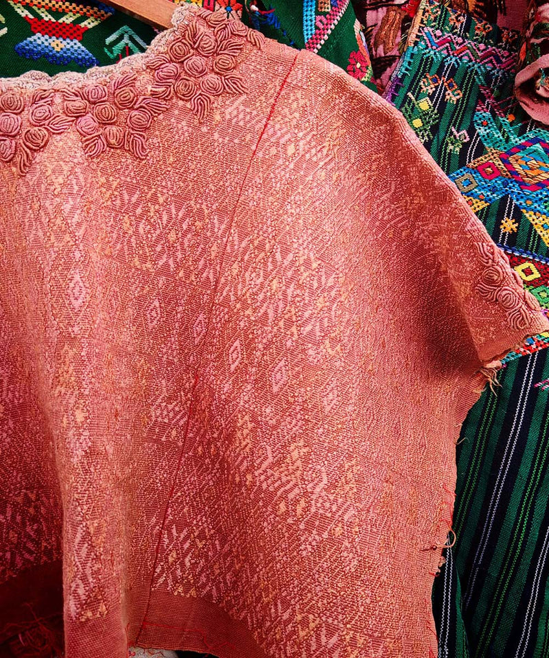 Coral Coban huipil