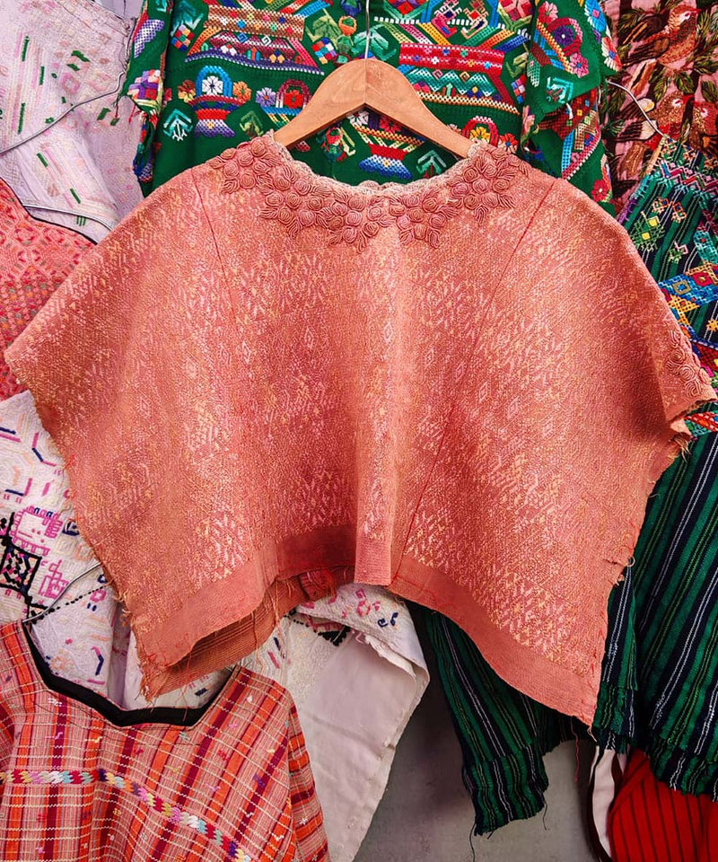 Coral Coban huipil