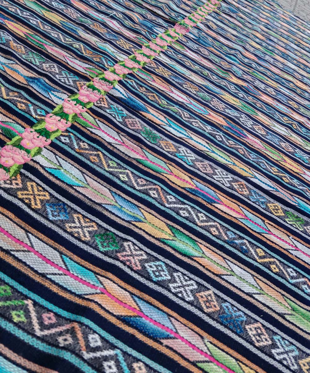 Zunil corte in deep blue