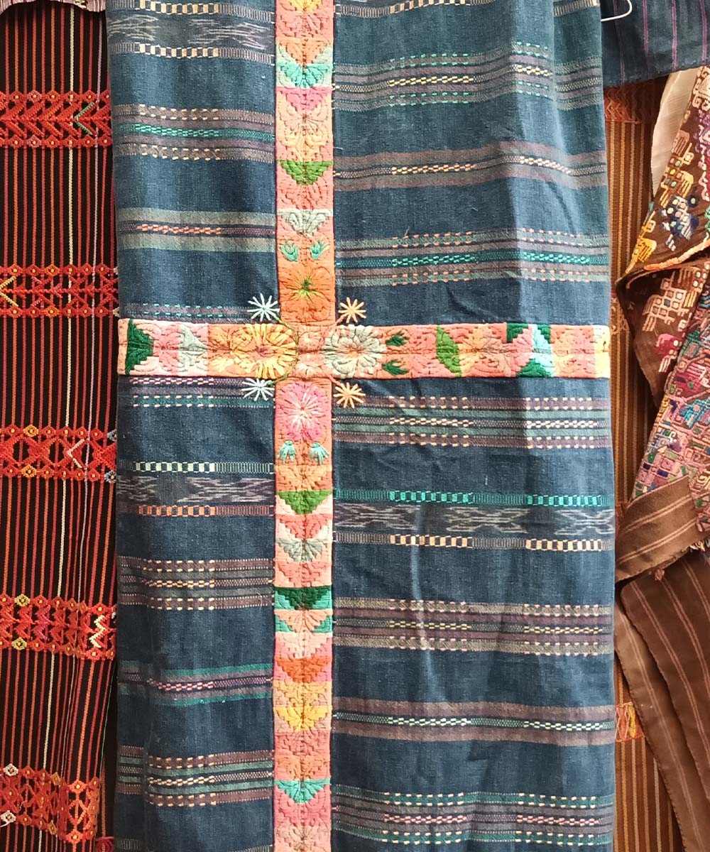 Faded indigo Chichi corte with sunset randa