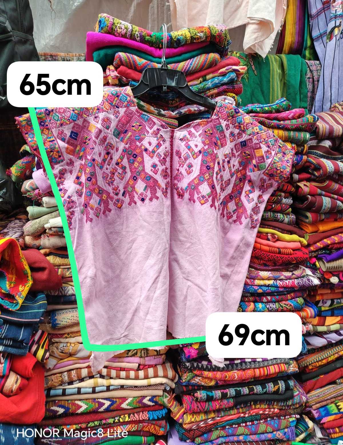 Lilac dancing men Nahuala huipil Nahuala huipil #4-24