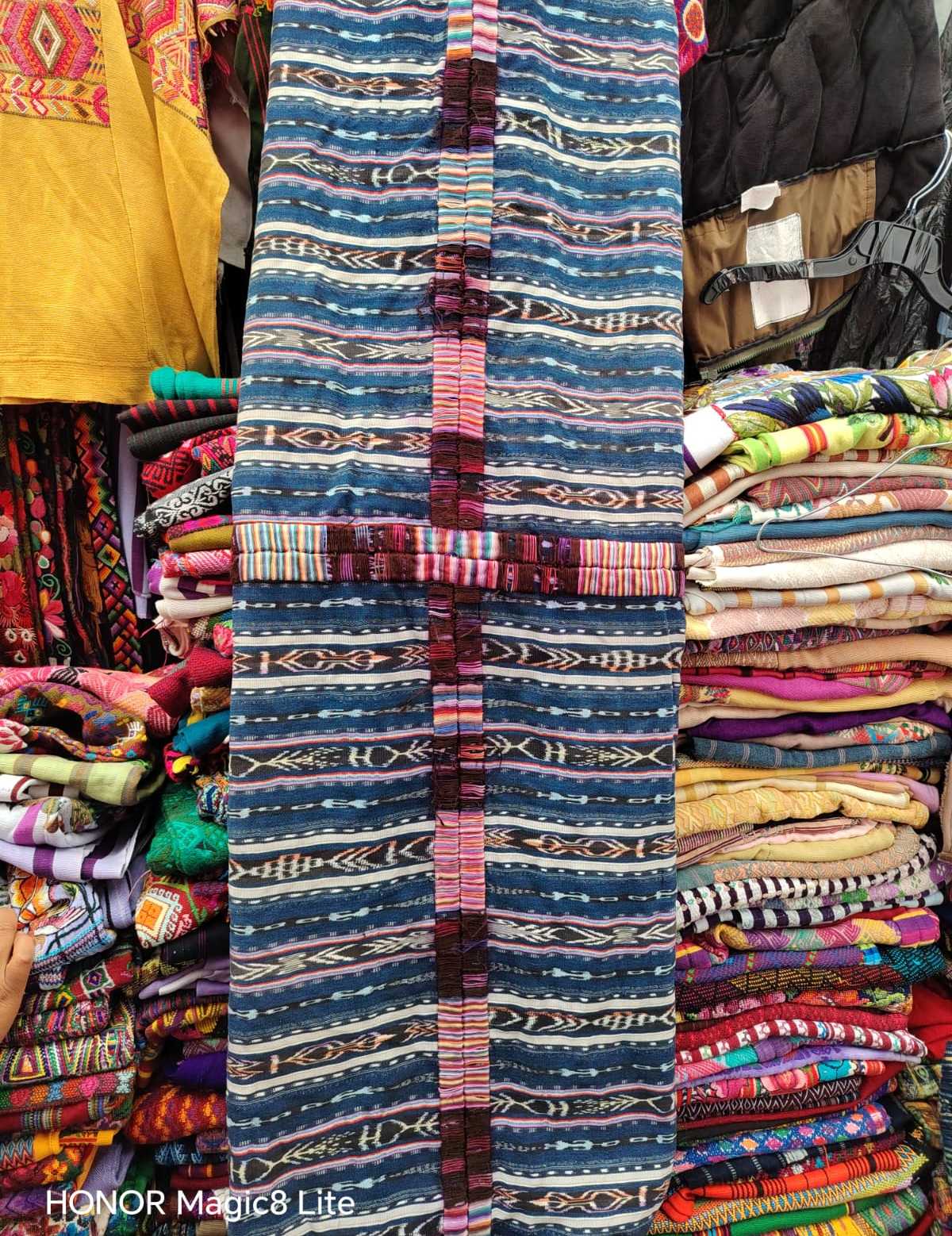 Indigo large Ikat Chichicastenango corte #4-157