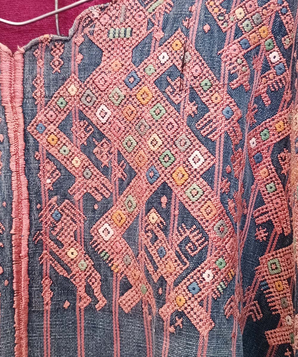 Embroidered Vintage Guatemalan huipil textile