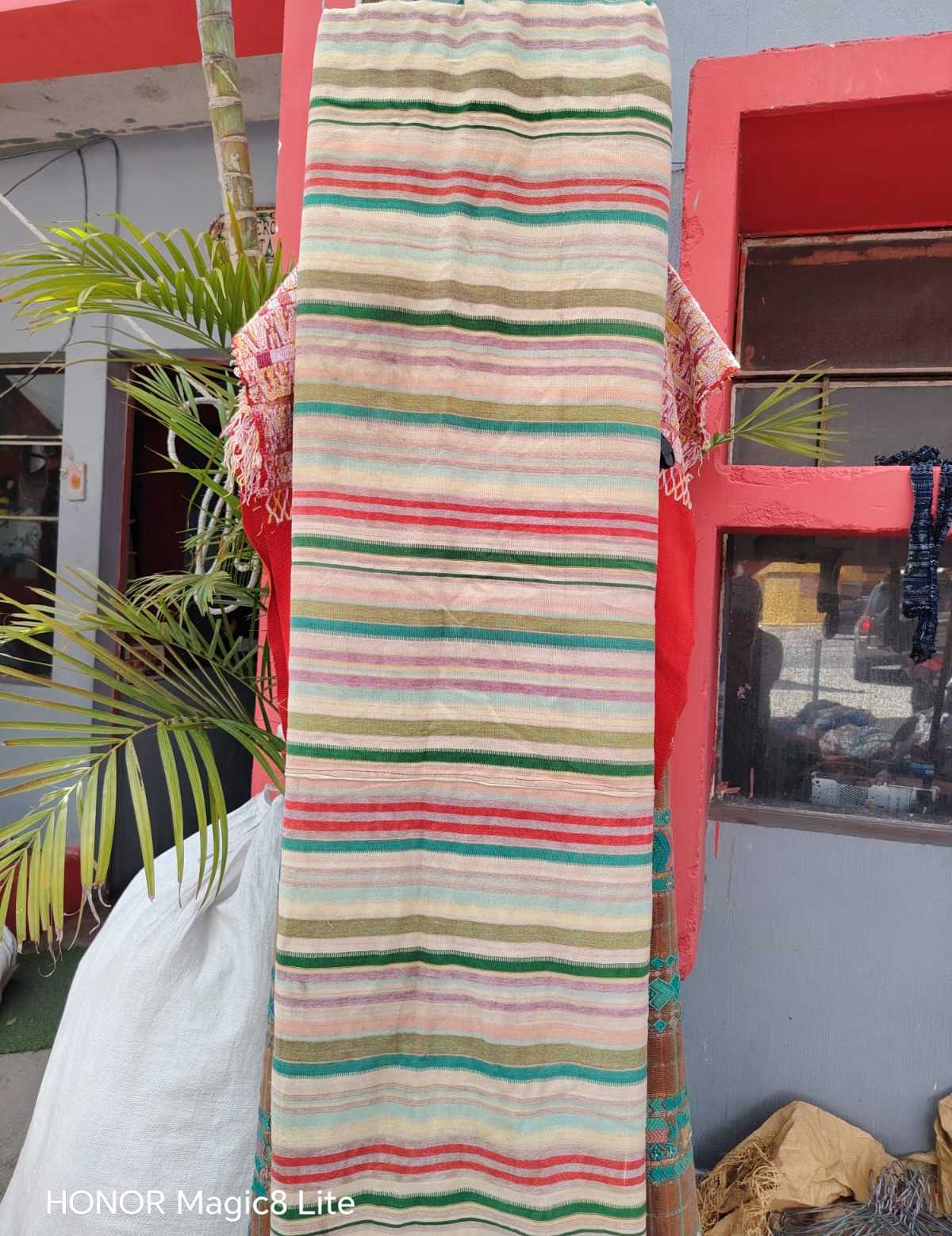 Colourful striped Totonicapan corte #5-230