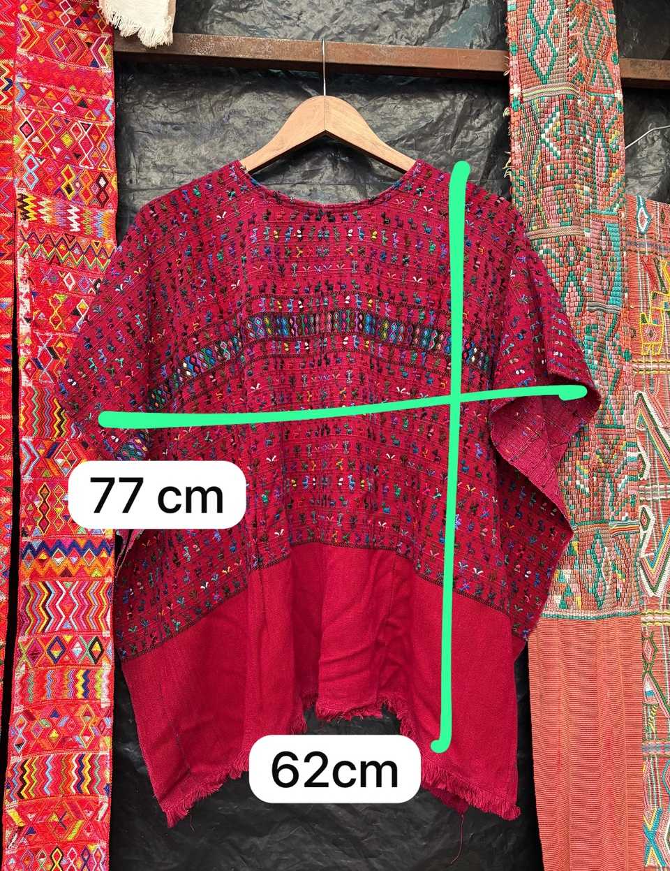 Red San Lucas huipil #6-85