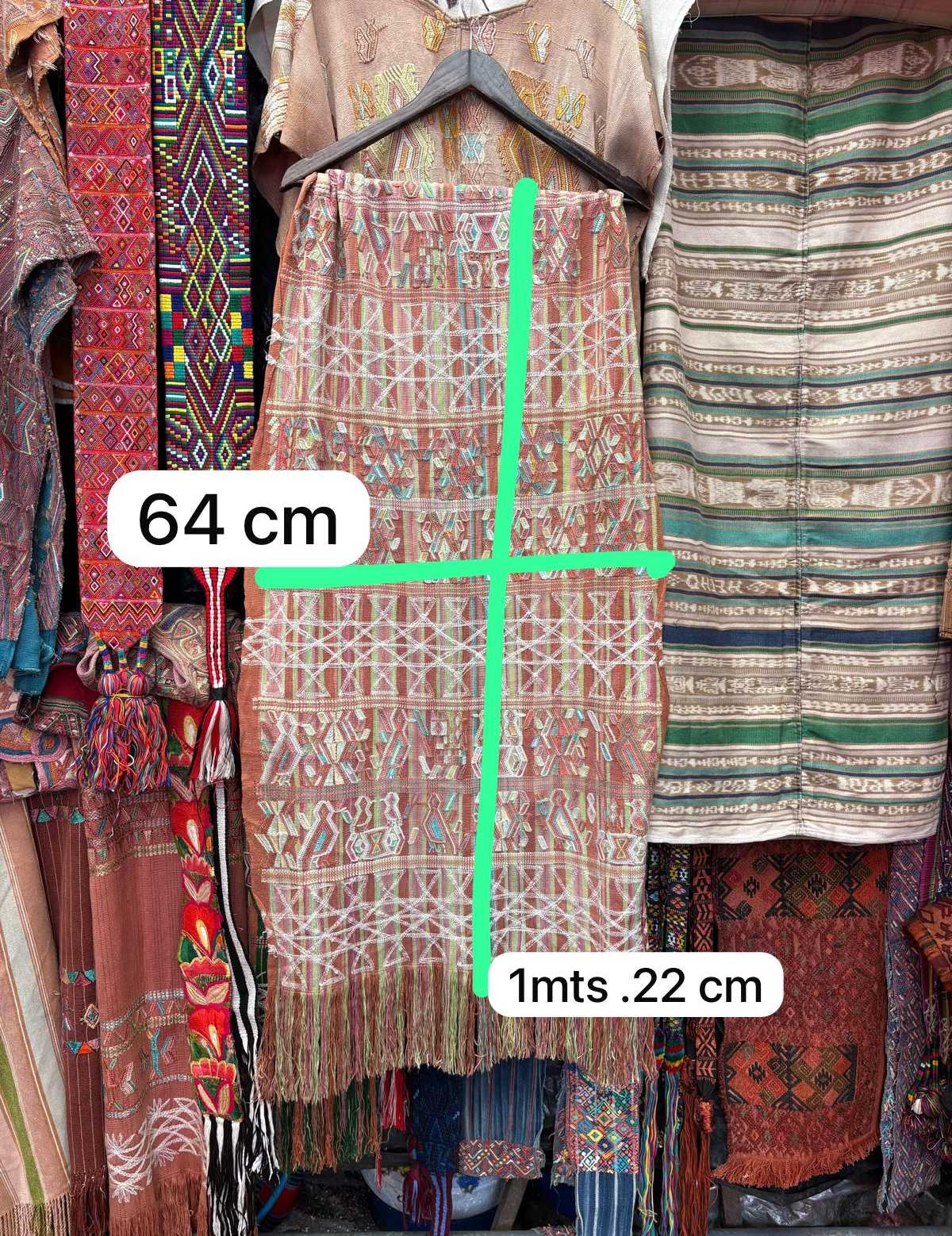 Coral Nebaj tzute #2-104