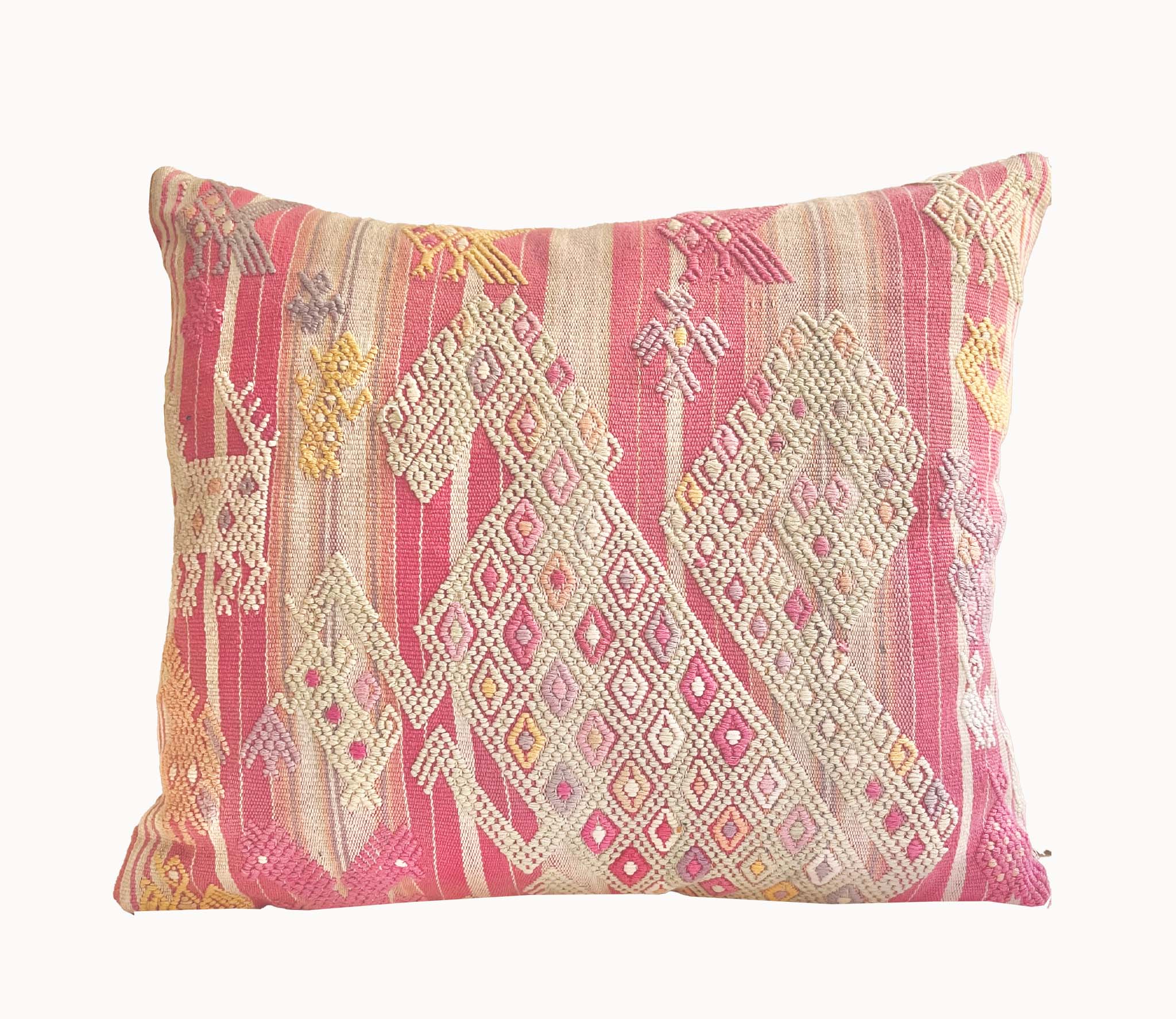 Pink Tzute Pillow II